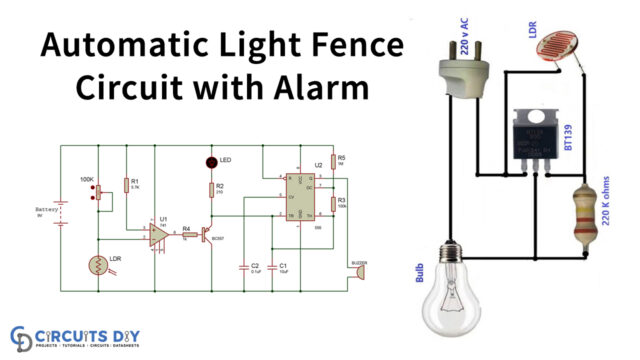 automatic-night-light-fence-alarm