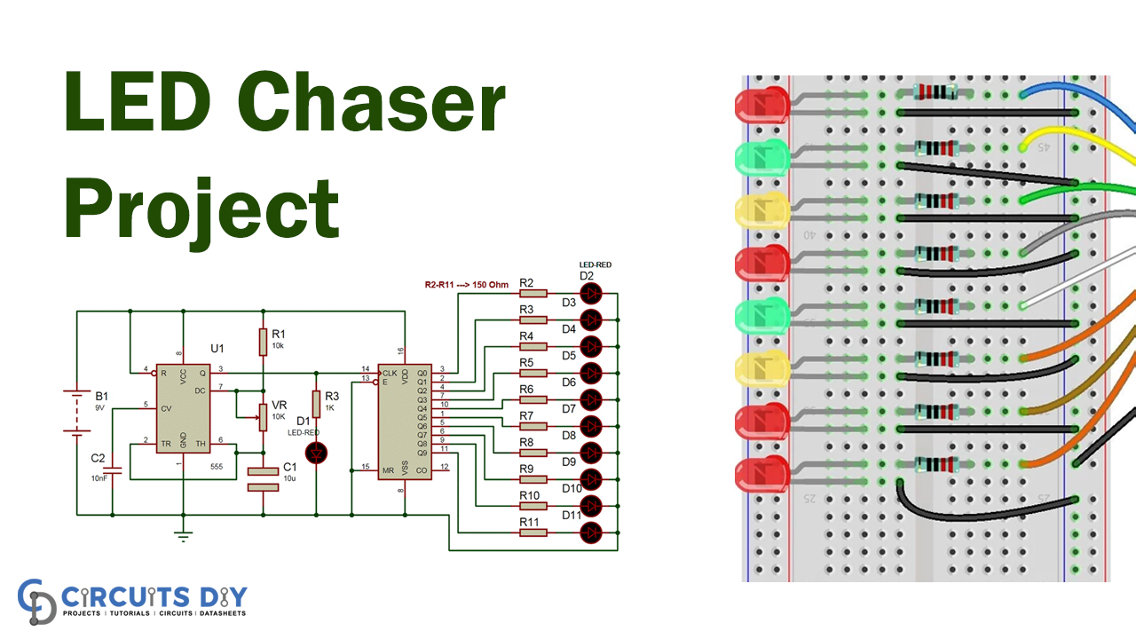 LED Chaser Circuit