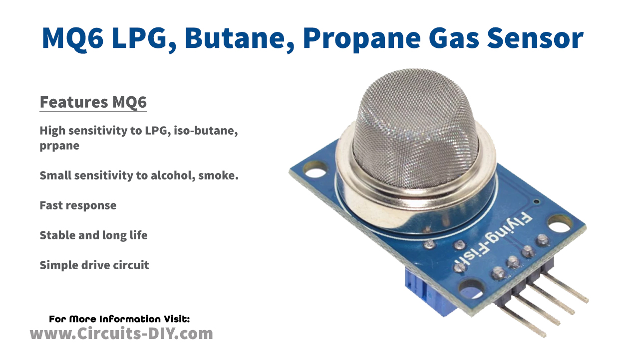 Adolescencia Adicto Escéptico MQ6 LPG, Butane, Propane Gas Sensor Module