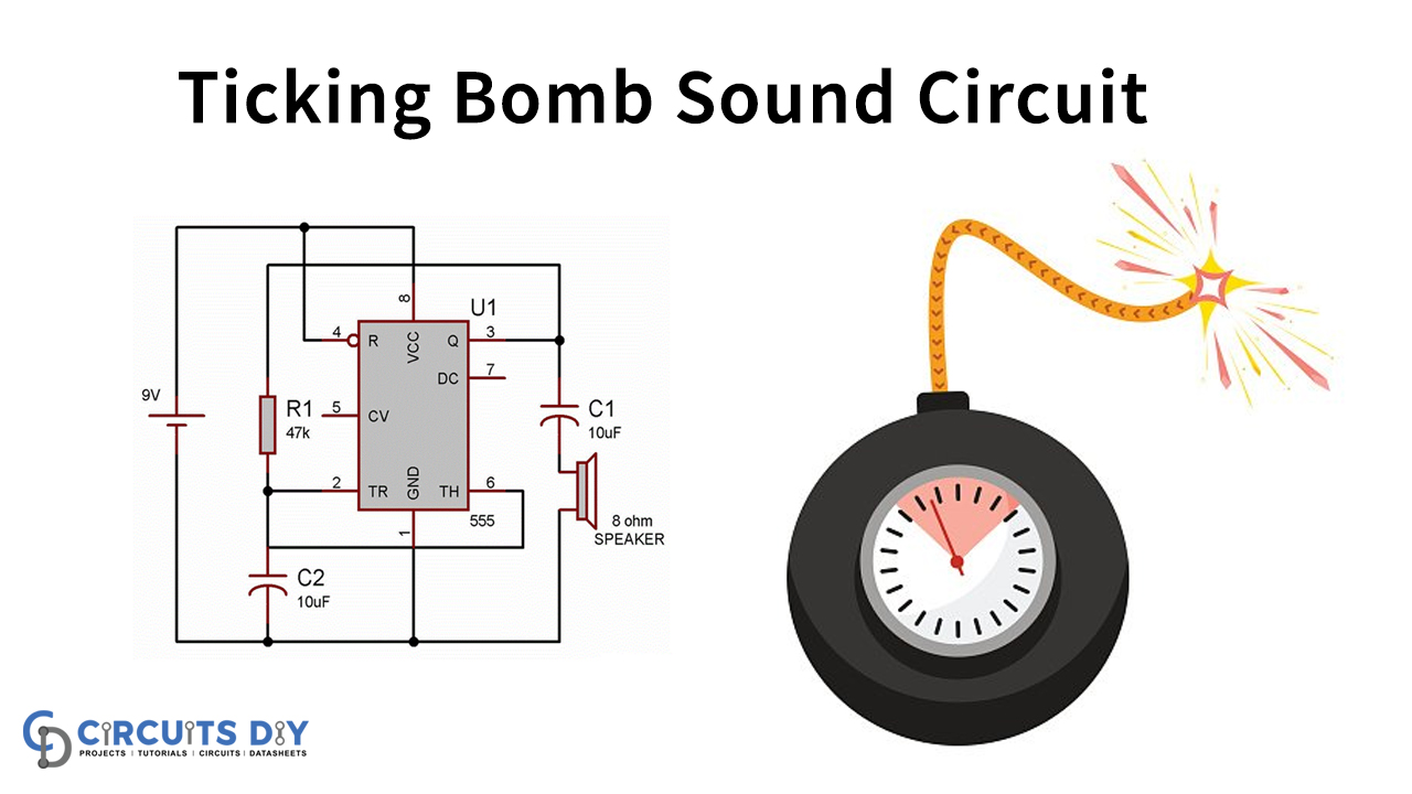 Tic-Tic Sound Generator using IC 555