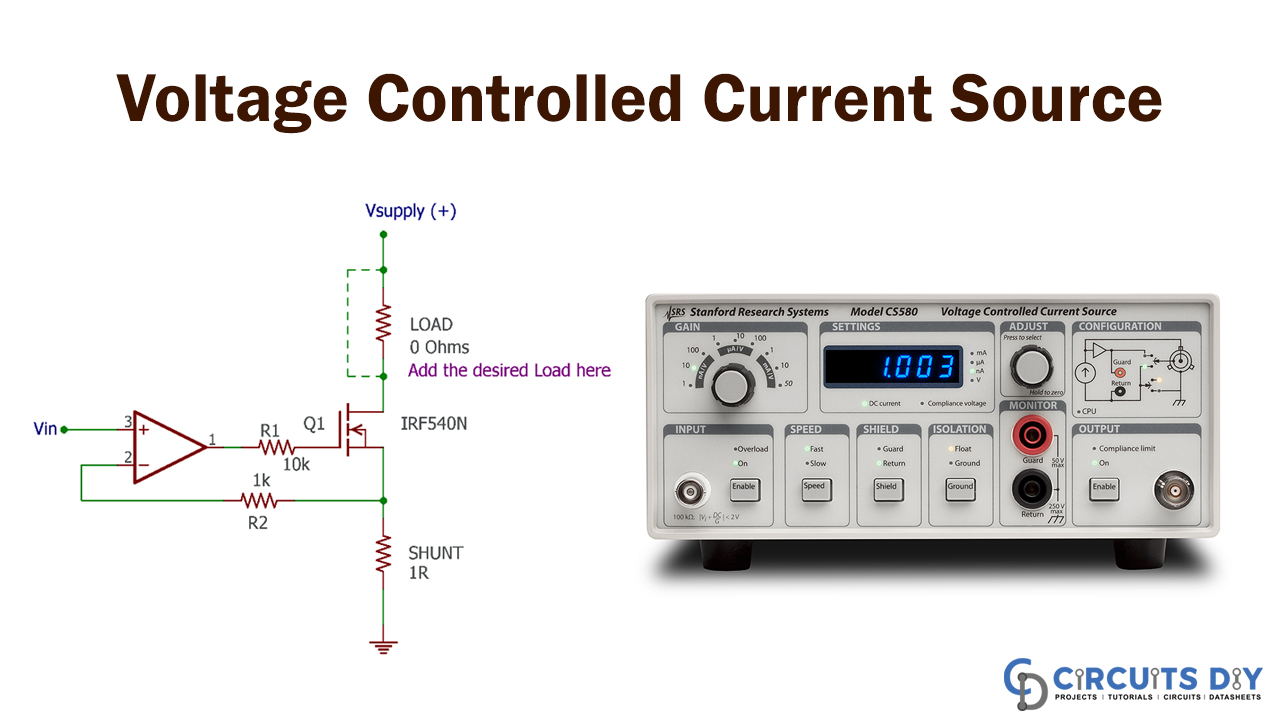 Designing a Voltage Controlled Current Source Circuit