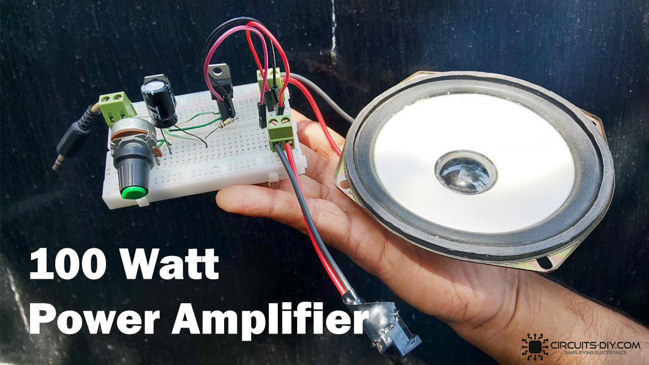 100-watt-audio-power-amplifier