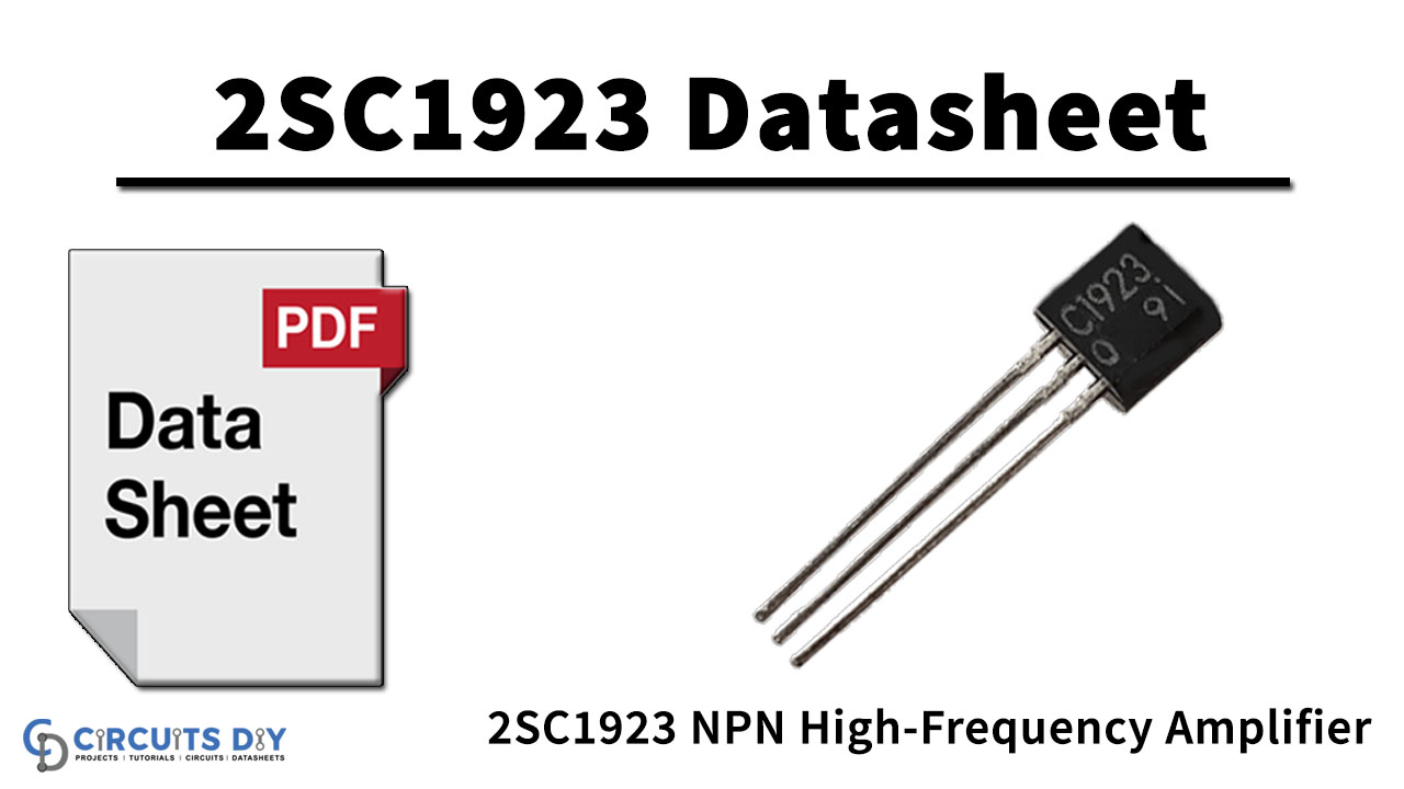 2SC1923 NPN High-Frequency Amplifier – Datasheet