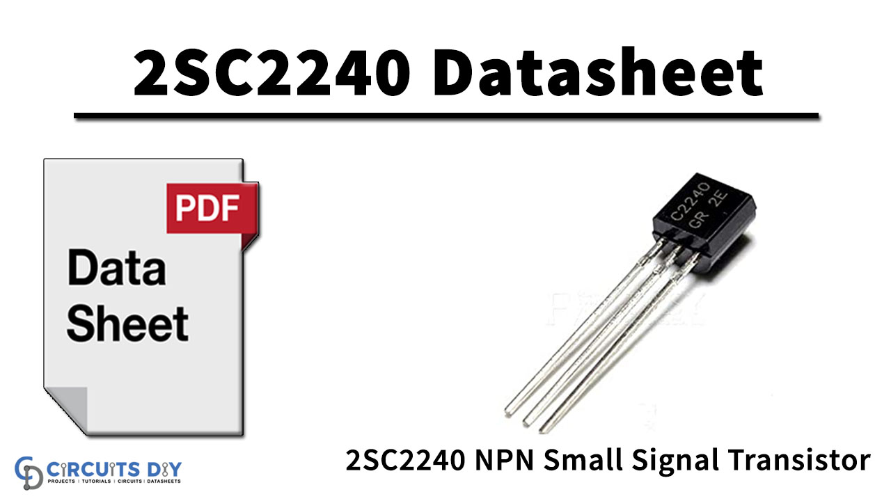 2SC2240 NPN Small Signal Transistor – Datasheet