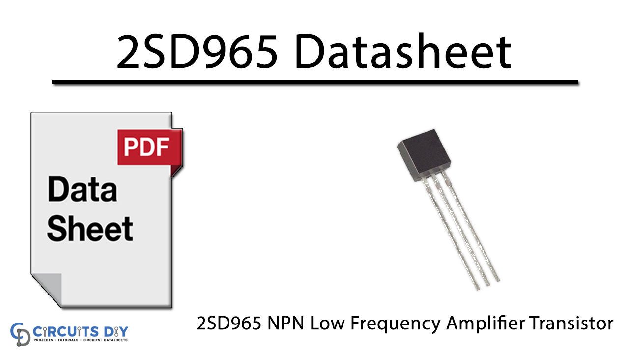 2SD965 NPN Low-Frequency Amplifier Transistor – Datasheet