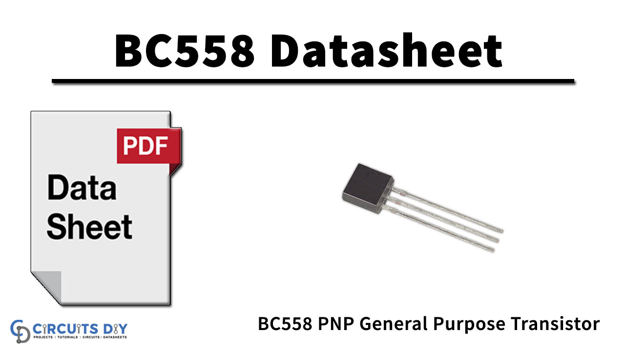 BC558 PNP General Purpose Transistor – Datasheet