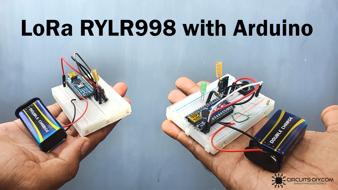 How to use LoRa RYLR998 Modules with Arduino