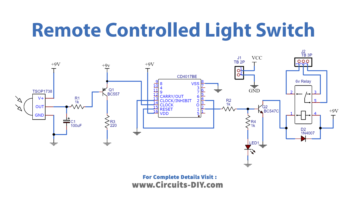 Remote Control Switch Circuit_Diagram-Schematic