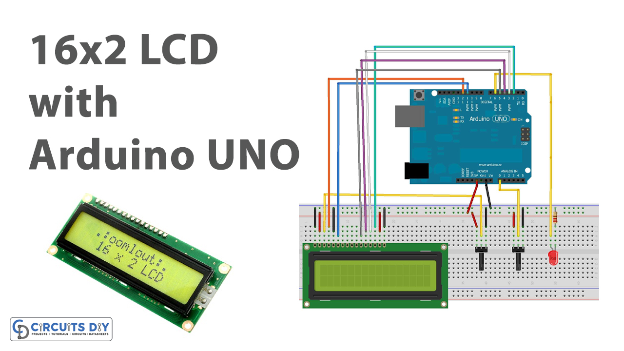 Display the LED Brightness on an LCD 16×2 with Arduino UNO