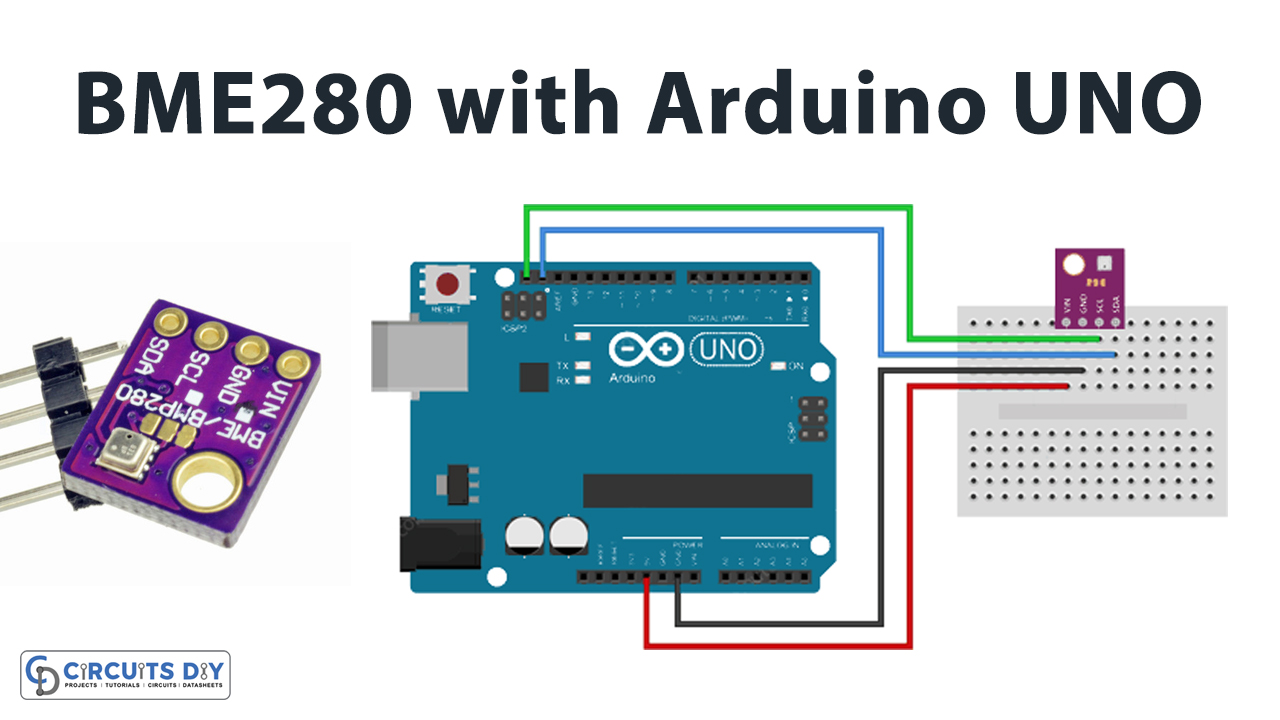 Interface-BME280-Temperature-Humidity-Pressure-Sensor-with-Arduino-uno-tutorial