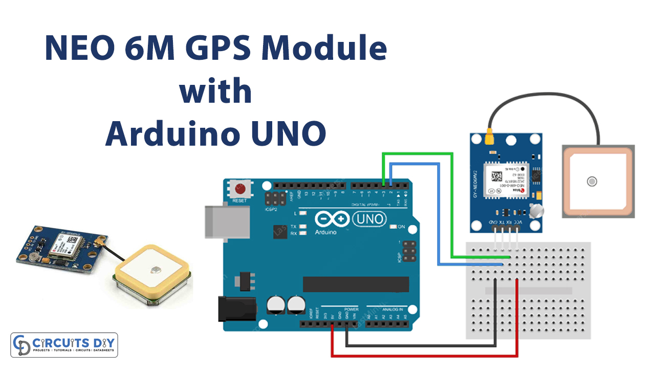 Gnide nationalsang kristen Interfacing u-blox NEO-6M GPS Module with Arduino UNO