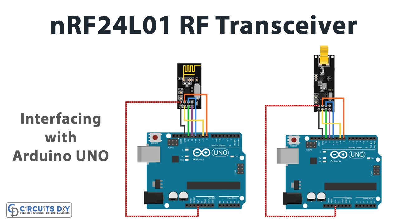 toespraak Eerlijkheid Haringen nRF24L01 Wireless RF Transceiver Module Working & Interface with Arduino UNO