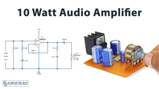 10-Watt-Audio-Amplifier-Circuit-using-LM1875