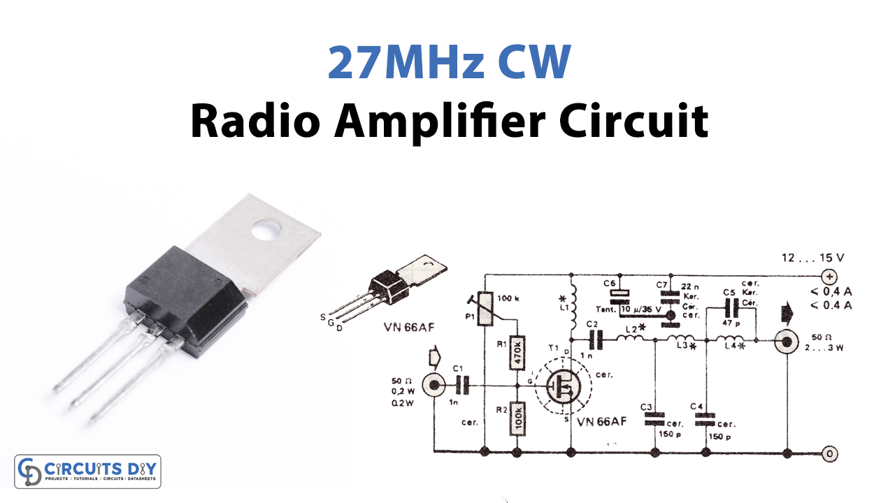 27MHz CW Radio Amplifier