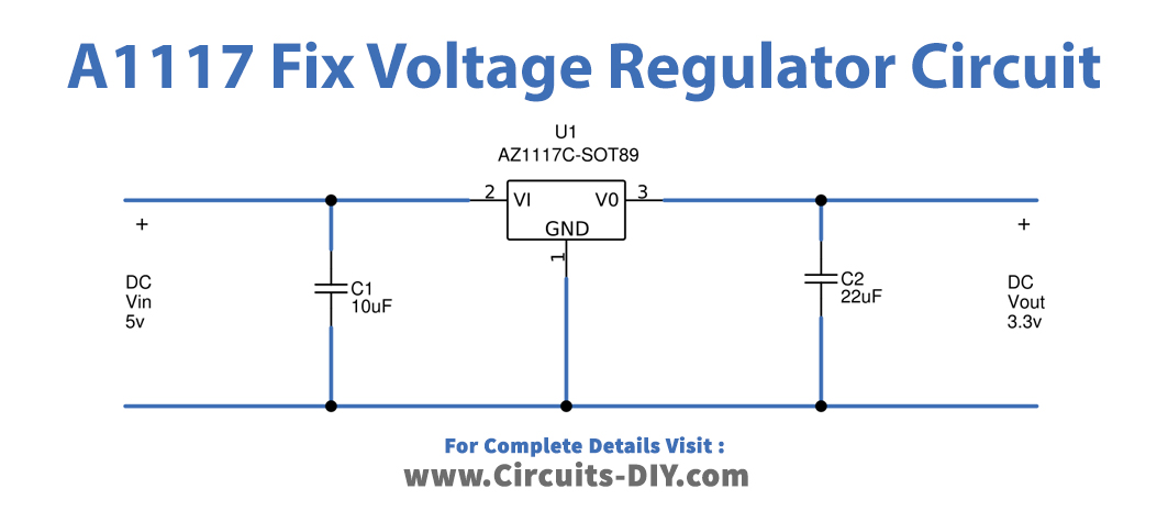 A1117-Fix-Voltage-Regulator-Circuit