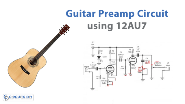 Guitar Preamp Circuit using 12AU7