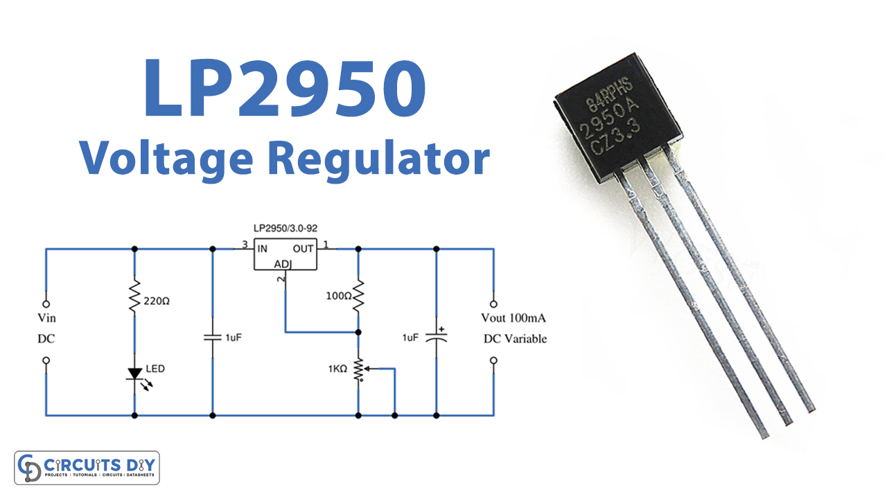 LP2950-Adjustable-Micropower-Voltage-Regulator-Circuit