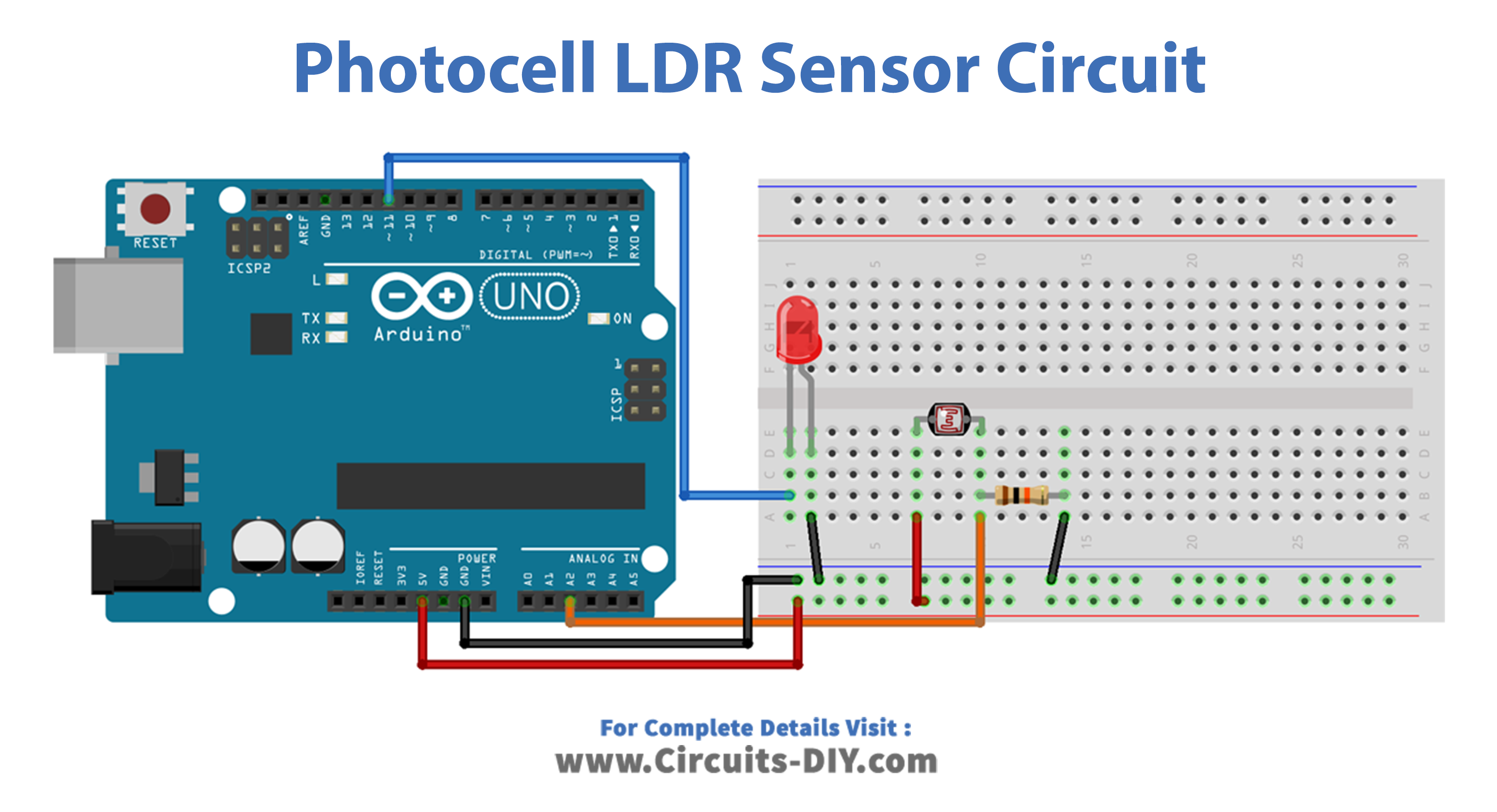 Photo-cell-LDR-sensor-circuit