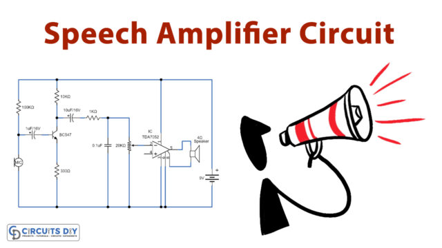 Simple-Speech-Amplifier-Circuit-TDA7052