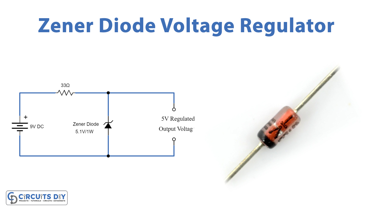 Simple-Zener-Diode-Voltage-Regulator-Circuit