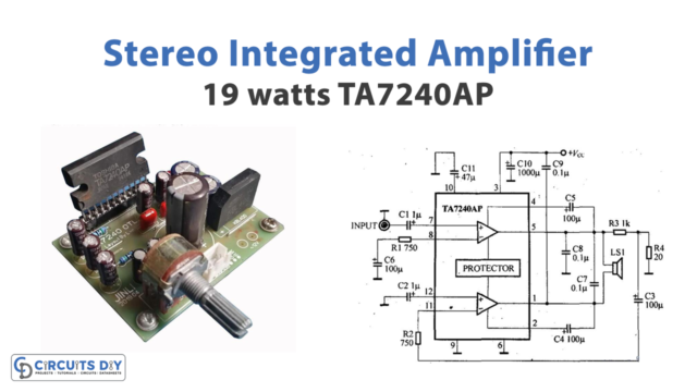 TA7240AP 19-Watts Stereo Integrated Amplifier
