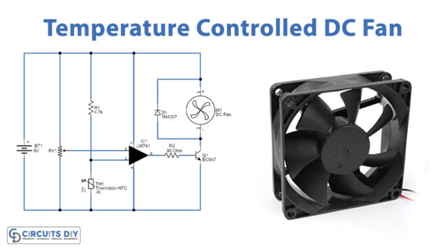 Temperature-Controlled-DC-Fan-Circuit-using-Thermistor
