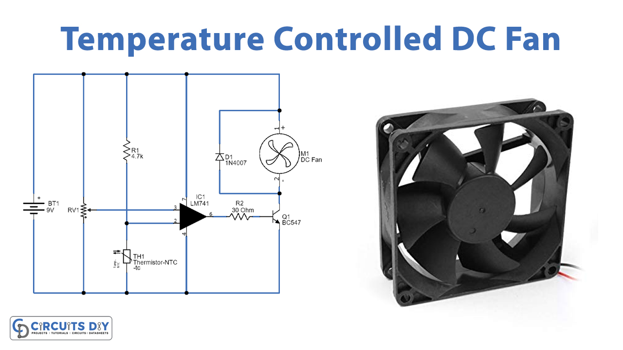 DC Fan using Thermistor