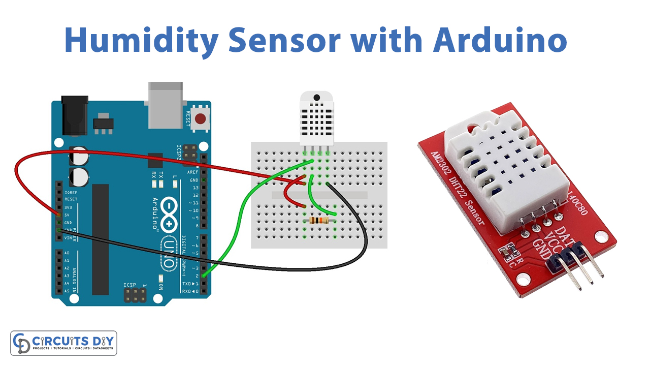 Interfacing DHT22 Temperature Humidity Sensor with Arduino -Electropeak