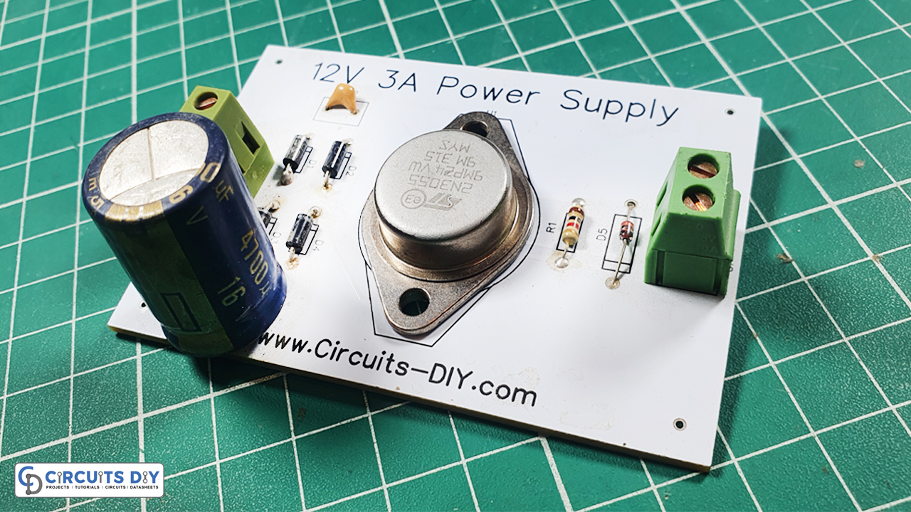 Build Your Own 12V Power Supply - Perfect for Your Projects 