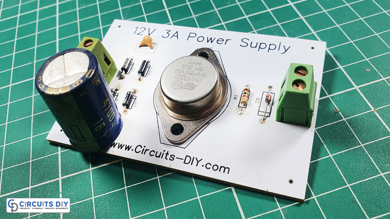 How to make 12 Volt 3 Ampere Power Supply