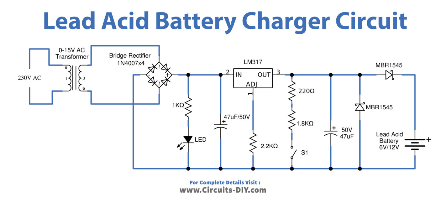 Lead Acid Battery Charger Circuit