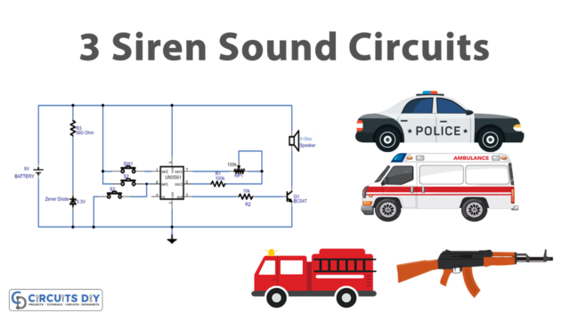 Three-Siren-Sound-Generator-Circuit-Using-UM3561