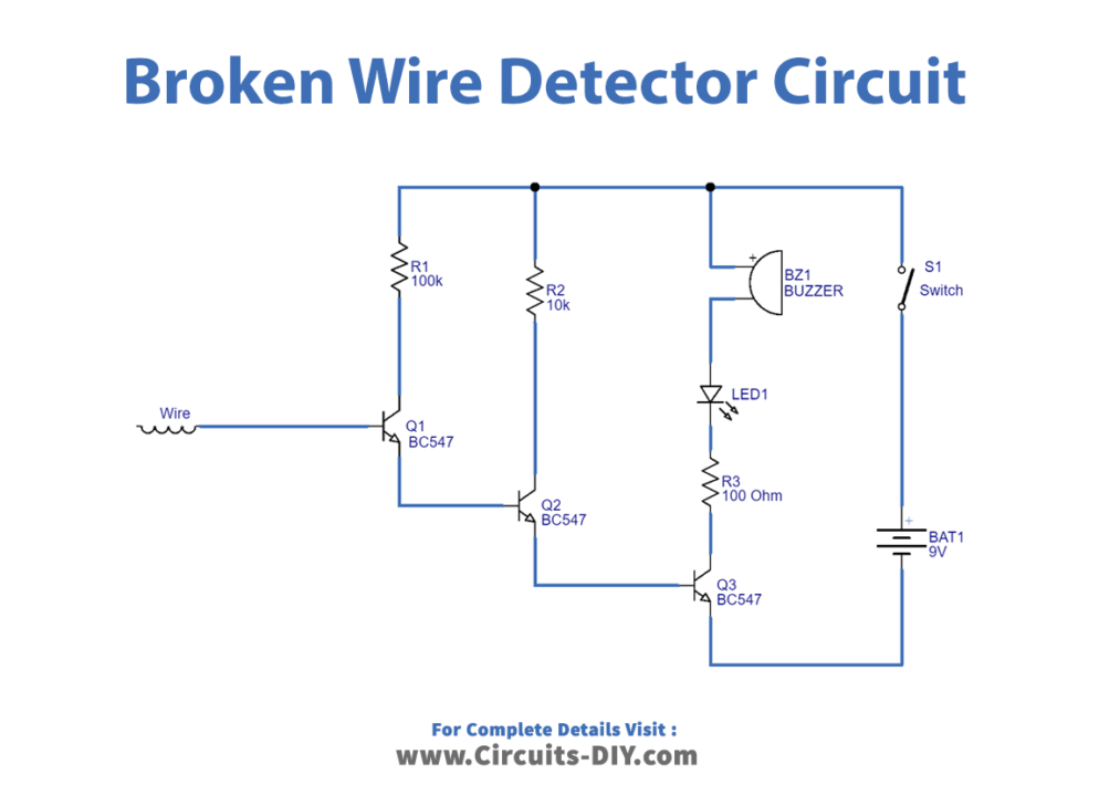 simple-broken-wire-detector-circuit-diagram-schematic