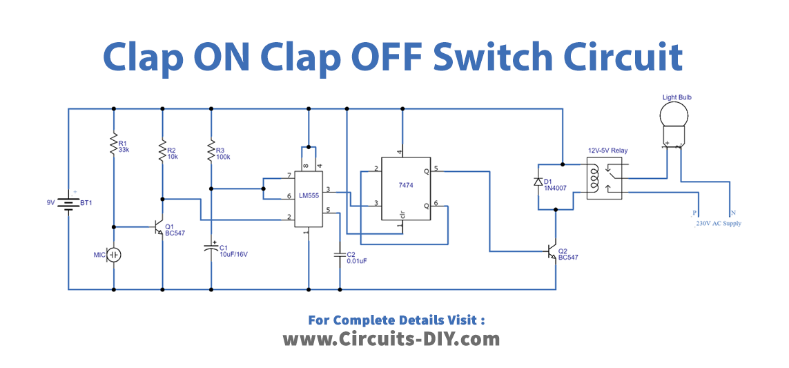 Clap-ON-Clap-OFF-Switch-Using-555-circuit-diagram-schematic