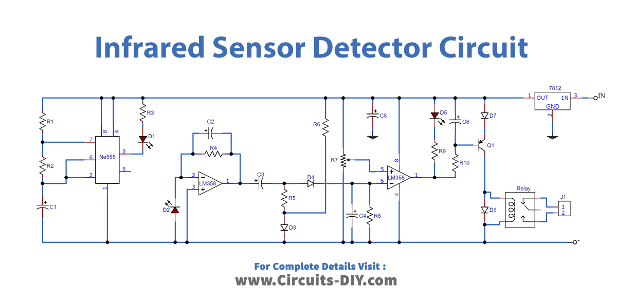 Infrared SensorDetector Circuit_Diagram-Schematic