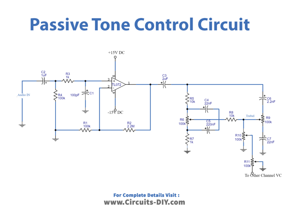 Passive Tone Control Circuit_Diagram-Schematic