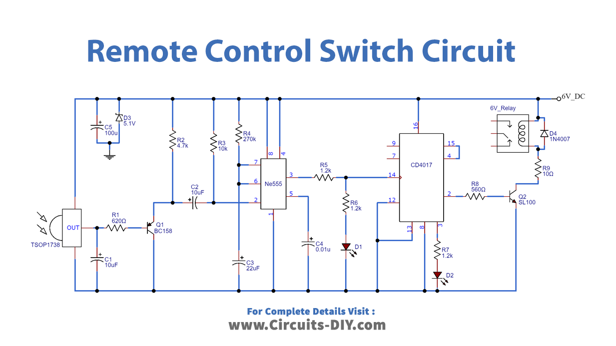 Remote Control Switch Circuit_Diagram-Schematic