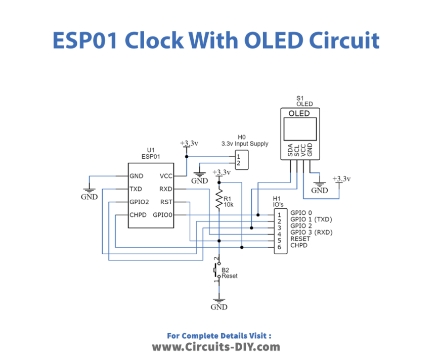 ESP8266-Internet-Clock-OLED-circuit-diagram-schematic