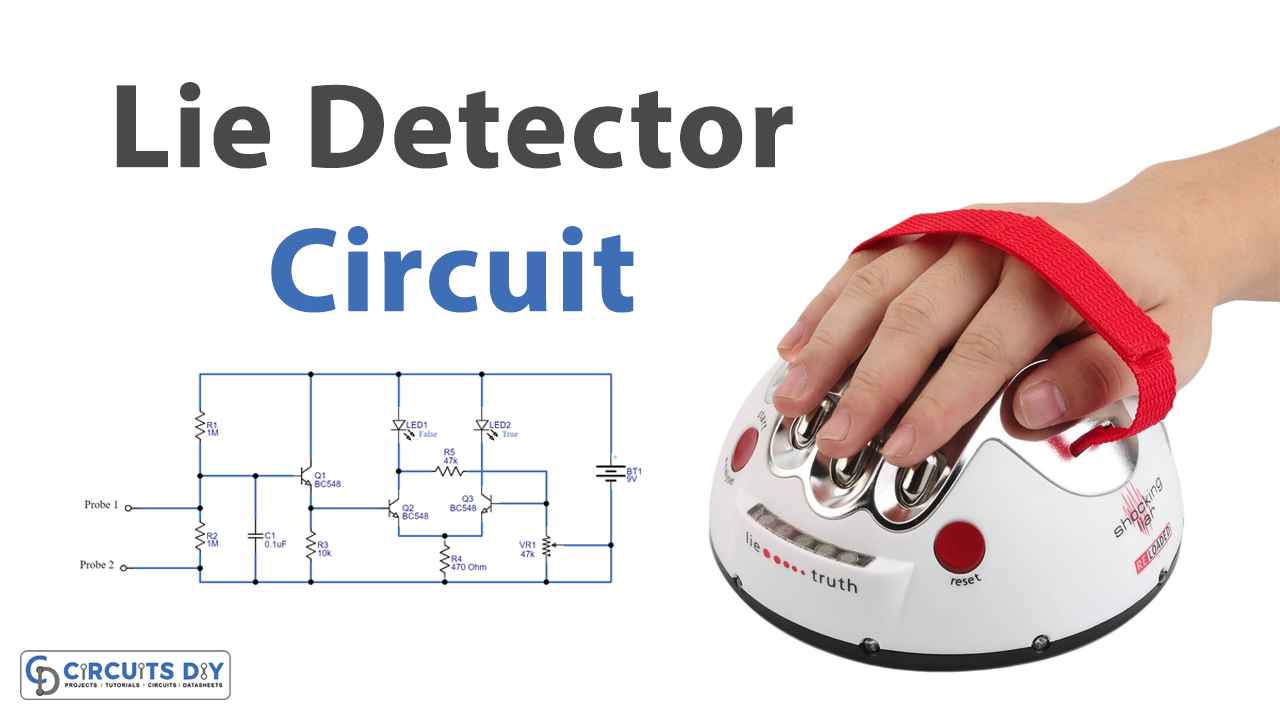 Lie Detector Circuit using BC548