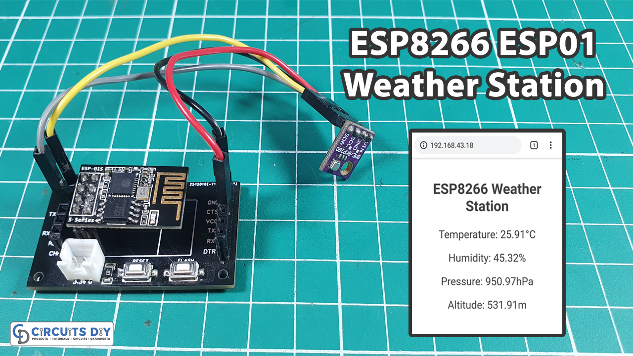 Simple Esp8266 Weather Station With Bme280
