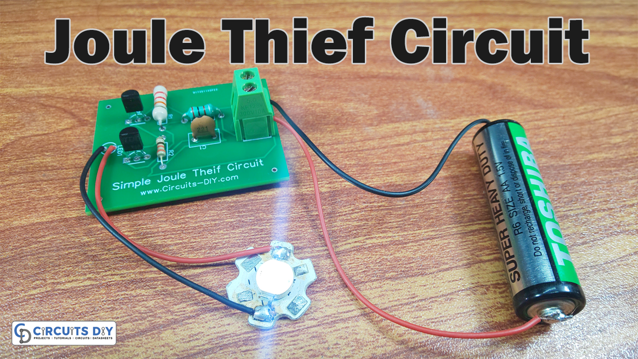 Simple Joule Thief Circuit – DIY Electronics Project