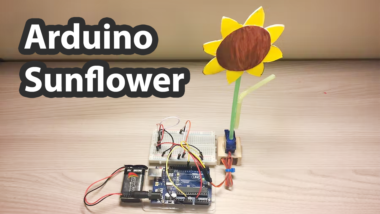 Arduino-Sunflower-DIY-Project