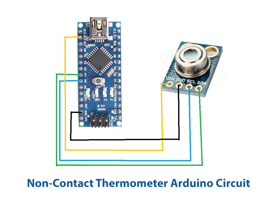 Non-Contact-Thermometer-Arduino-Circuit-Diagram-Schematic