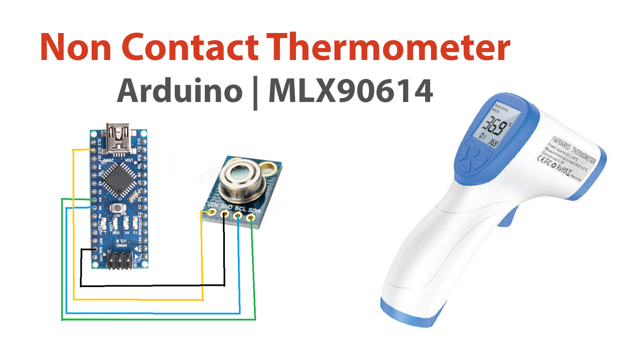 Non-Contact-Thermometer-using-MLX90614-Arduino