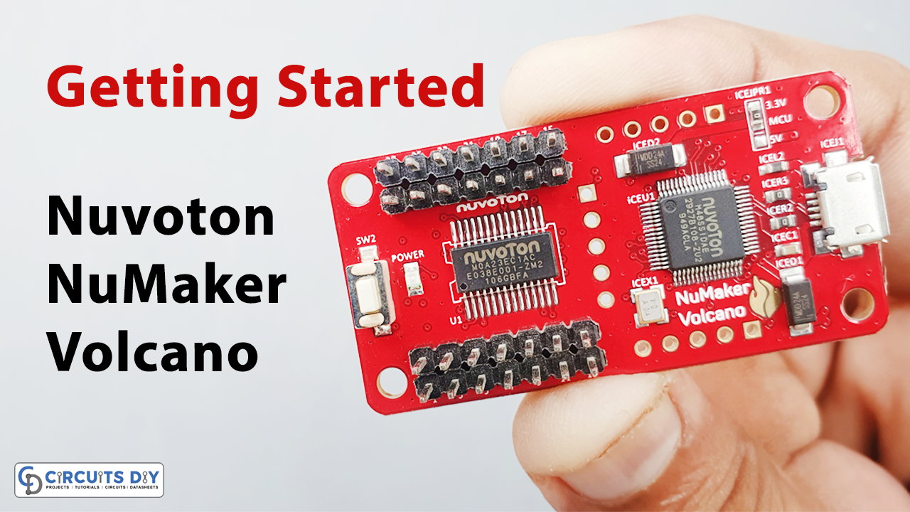Nuvoton NuMaker – Volcano – Getting Started – LED Blink