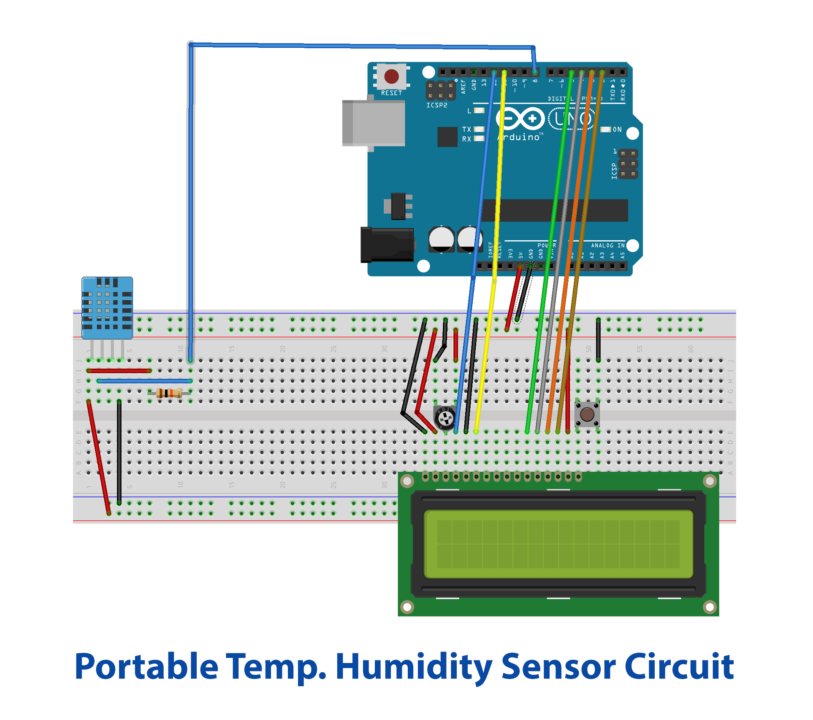 Portable-Temperature-Humidity-Sensor-Arduino-Circuit