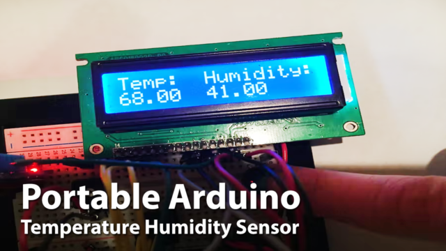 Portable-Temperature-Humidity-Sensor-LCD -Arduino-UNO