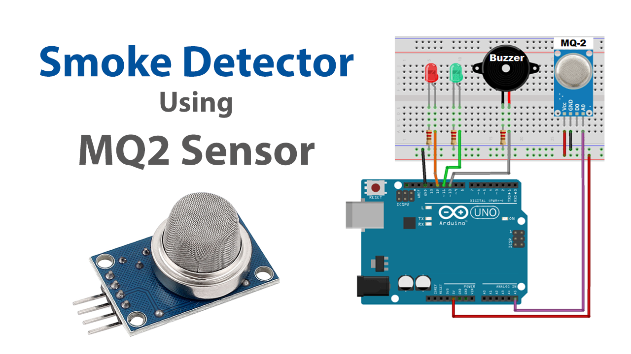 Smoke Detector using MQ-2 Gas Sensor