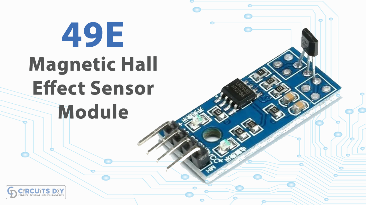 49E Linear Magnetic Hall Effect Sensitivity Detection Module