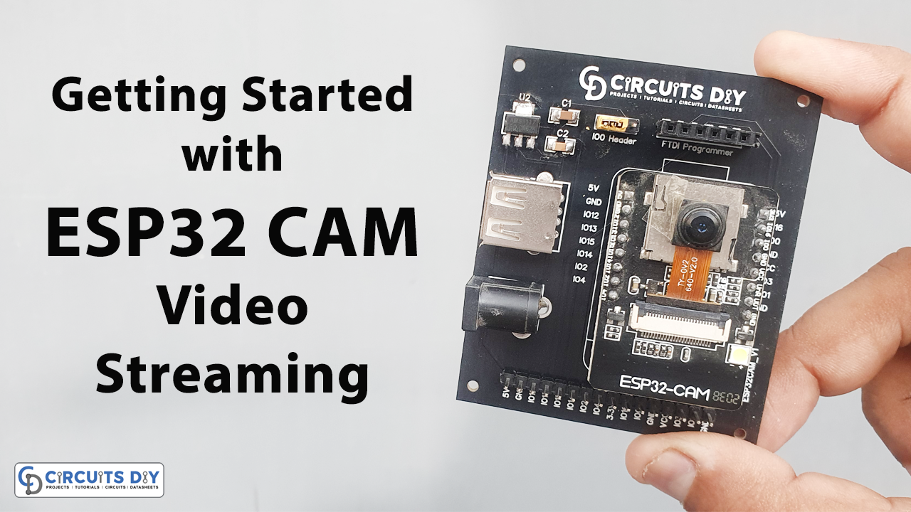 Getting Started with ESP32 CAM Board & Video Streaming Over WiFi